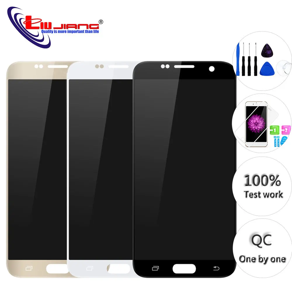 

G930F LCD For Samsung Galaxy S7 LCD Screen G930F G930A G930V LCD Display Replacements G930F LCD For Samsung S7 LCD Screen