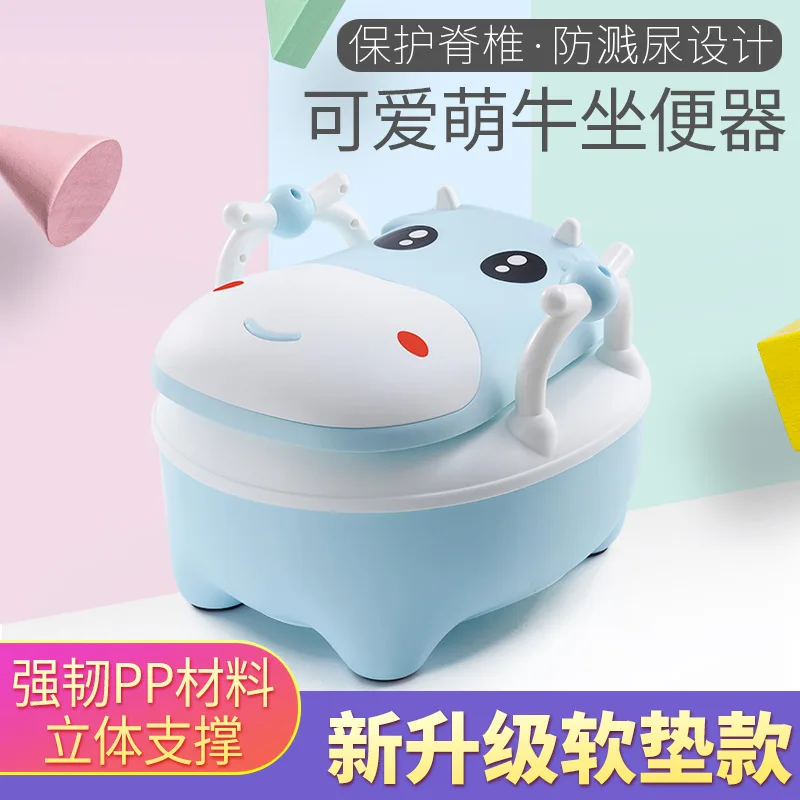 

Toilet for Kids Baby Girls Toilet Infant Kids Small Chamber Pot Infants Men's Potty Urinal Hole-Wash
