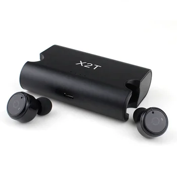 

X2T Wireless Bluetooth 4.2 Headset Earphone wtih Charger Box Bass Upgraded earpiece for iPhone Android