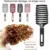 Brosse Magique Cheveux Парикмахерские Массаж Головы brushie Гребень Щетки Для Волос Haarborst Гребни Кабан Щетина Щетка