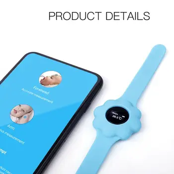 

Wireless Bluetooth Baby Thermometer Remote Infrared Children's LCD Watch Tools M0XD