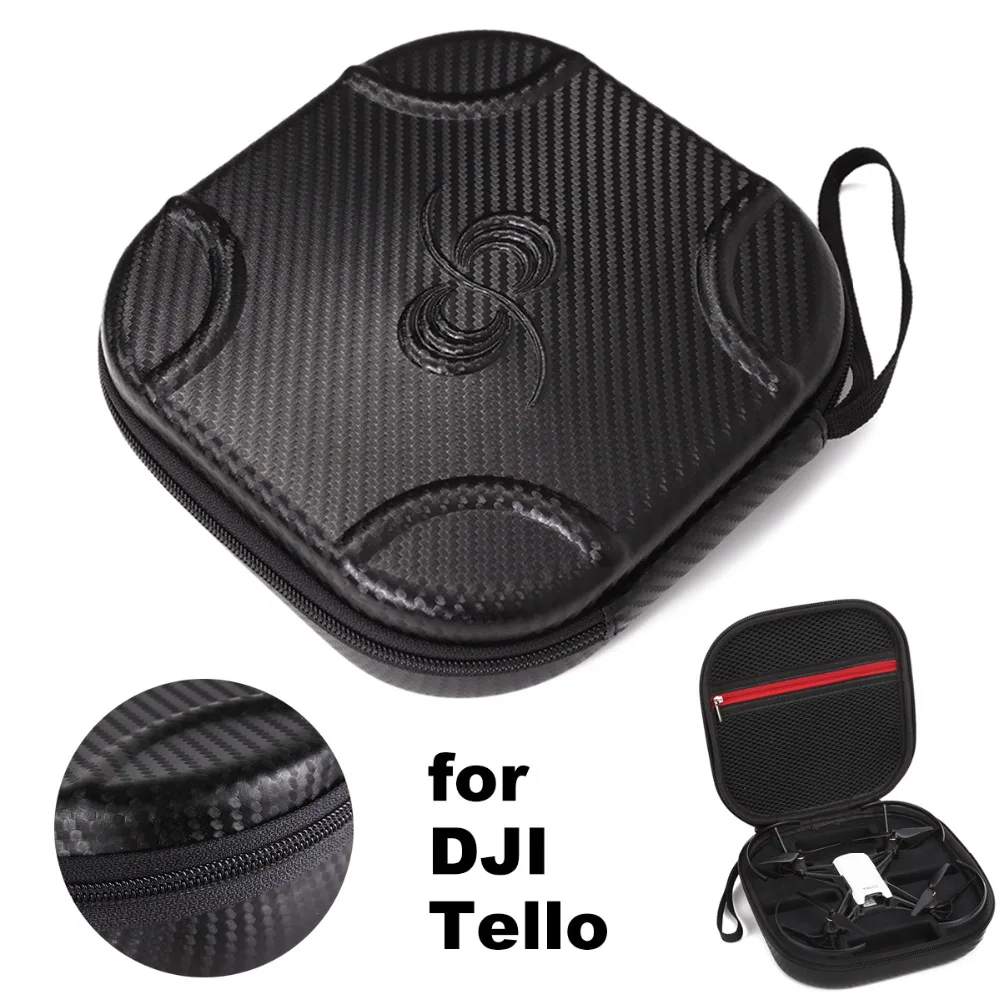 

Drone Carrying Case Bag for DJI Tello Transport Protective Box PU EVA Portable Handheld Storage Accessories Travel Protector