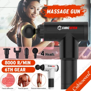 

30W Fascia Massage Gun Muscle Neck Back Massager Deep Tissue Percussion Handheld Shoulder Muscle Relax Body Massager Super Quiet