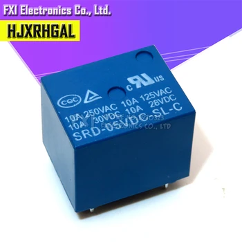 

5PCS/LOT Relay SRD-05VDC-SL-C relays 5PINS 5V DC High Quality