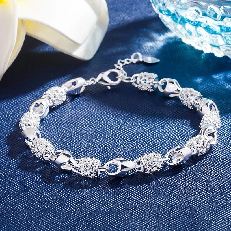 Роскошные оригинальные серебро 925 пробы браслеты для женщин Pulseras Plata De Ley 925 Mujer Genunie 925 серебряный браслет ювелирное изделие пандора шармы серебро 925 gümüş bileklik браслеты женские