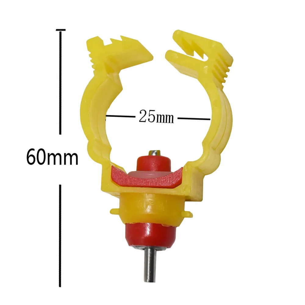 Poultry Drinking Cups 5 Sets 25 Mm Chicken Nipple Drinker Hanging Cups Chicken House Waterline