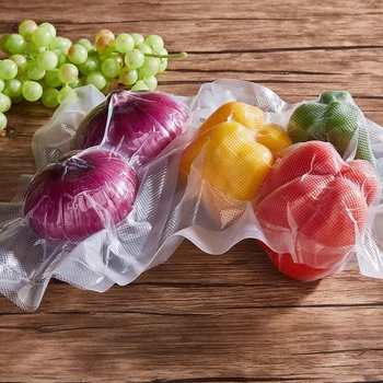 

100pcs Set Food Storage Bag Vacuum Sealed Eco Friendly Puncture Resist Container