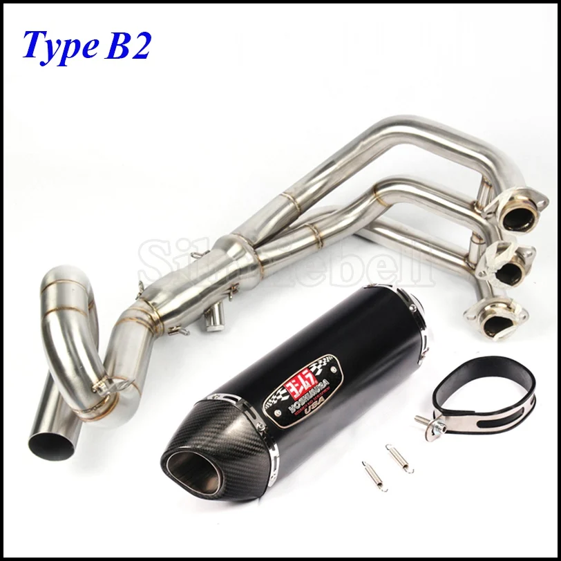 MT09 FZ09 мотоцикл Yoshimura глушитель труба передняя средняя звено трубы Полный побега мото системы для Yamaha MT-09 FZ-09 XSR900