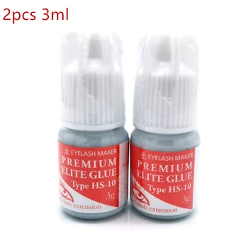 

Eyelash Extension Glue 1-2 Seconds Fast Drying Eyelashes Glue Lash Glue Black Adhesive Retention 7-8weeks Elite Glue HS-10 3ml