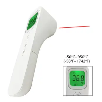 

LCD Display Non Contact Electronic Infrared Forehead Thermometer Gun Kids Adult Body Temperature Meter Measurement Tool