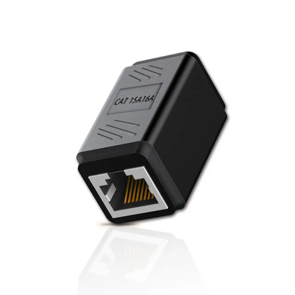 RJ45 разъем Cat7/6 Ethernet адаптер Сетевой удлинитель конвертер Кабель для кабель