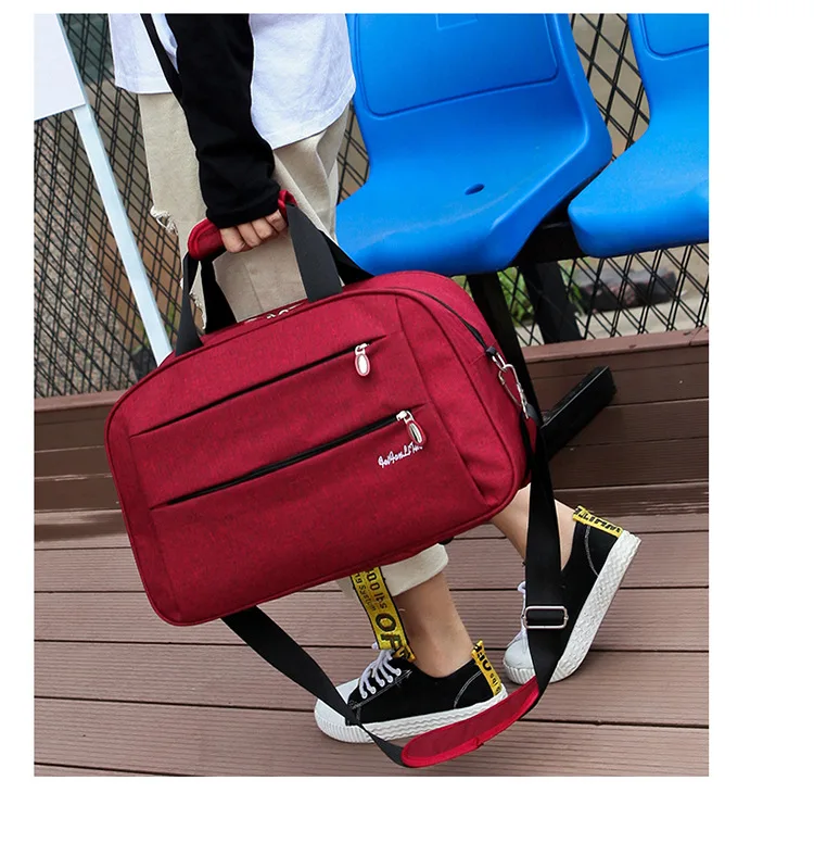 Водонепроницаемый парусиновая обувь для мужчин женщин большая спортивная сумка на колесах человек спортивная сумка на ремне, черного, серого, голубого цветов для переноски на кабина багажная, для багажа сумки для путешествий