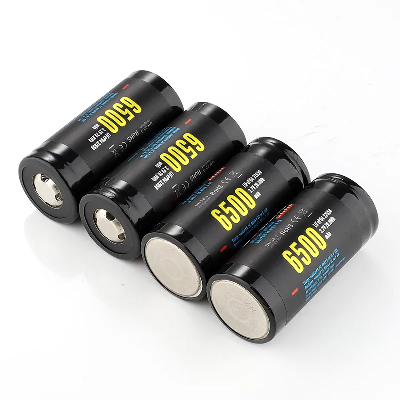 Soshine IFR 32650 6500mAh 3.2V 20.8Wh LiFePO4 Rechargeable Battery | Электроника