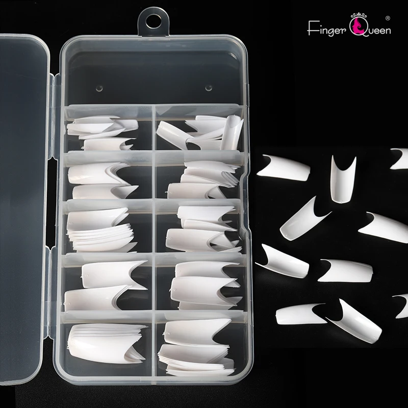 Fingerqueen 1 комплект белый цвет Французский Поддельные ногти искусство акриловые маникюрные инструменты Ложные ногти Советы Искусственные FQ919(F-3