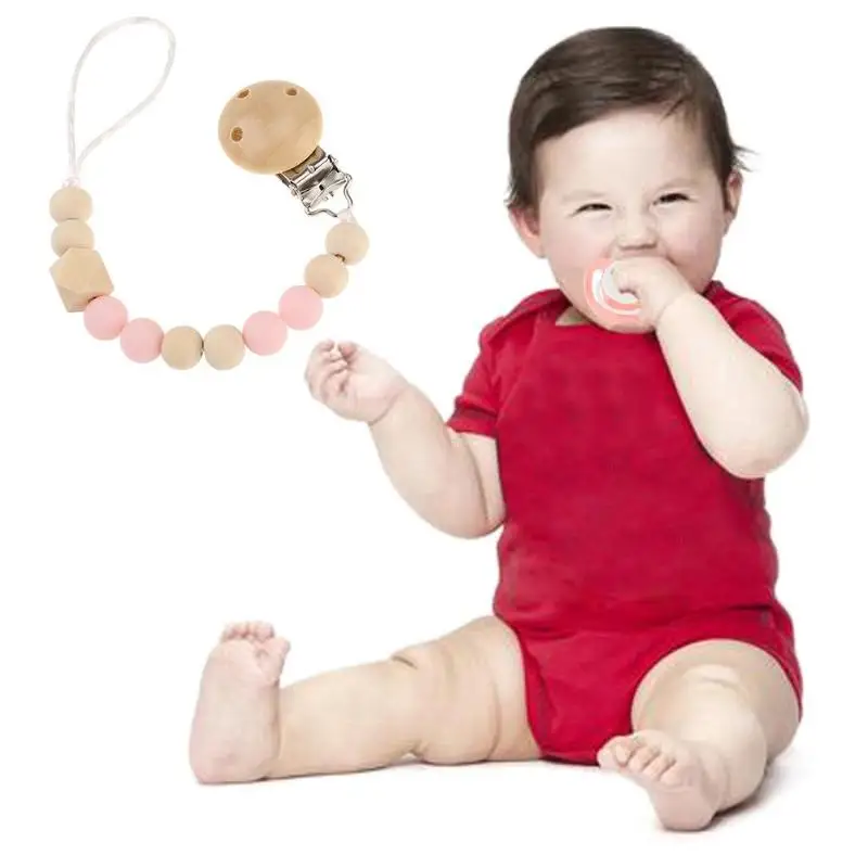 Силиконовая соска с бусами клип милые детские ожерелья-прорезыватели жевательные игрушки подарки