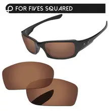 Papaviva медь коричневый поляризованные Сменные линзы для Fives квадратные солнечные очки Рамка UVA и UVB Защита
