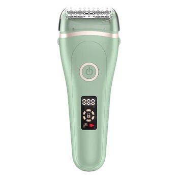 

USB Lady Shaver Epilator Electric Rechargeable Waterproof Armpit Hair and Leg Hair Privates Shaving with LED Display