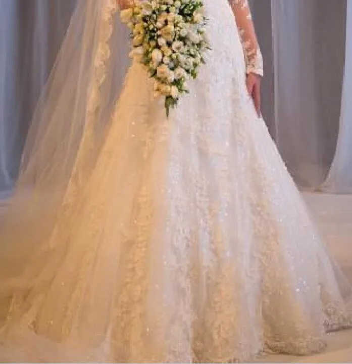 Романтическое свадебное платье vestido de noiva с глубоким декольте, полная длина, vestido de noiva, кружевное платье с длинным рукавом для матери невесты
