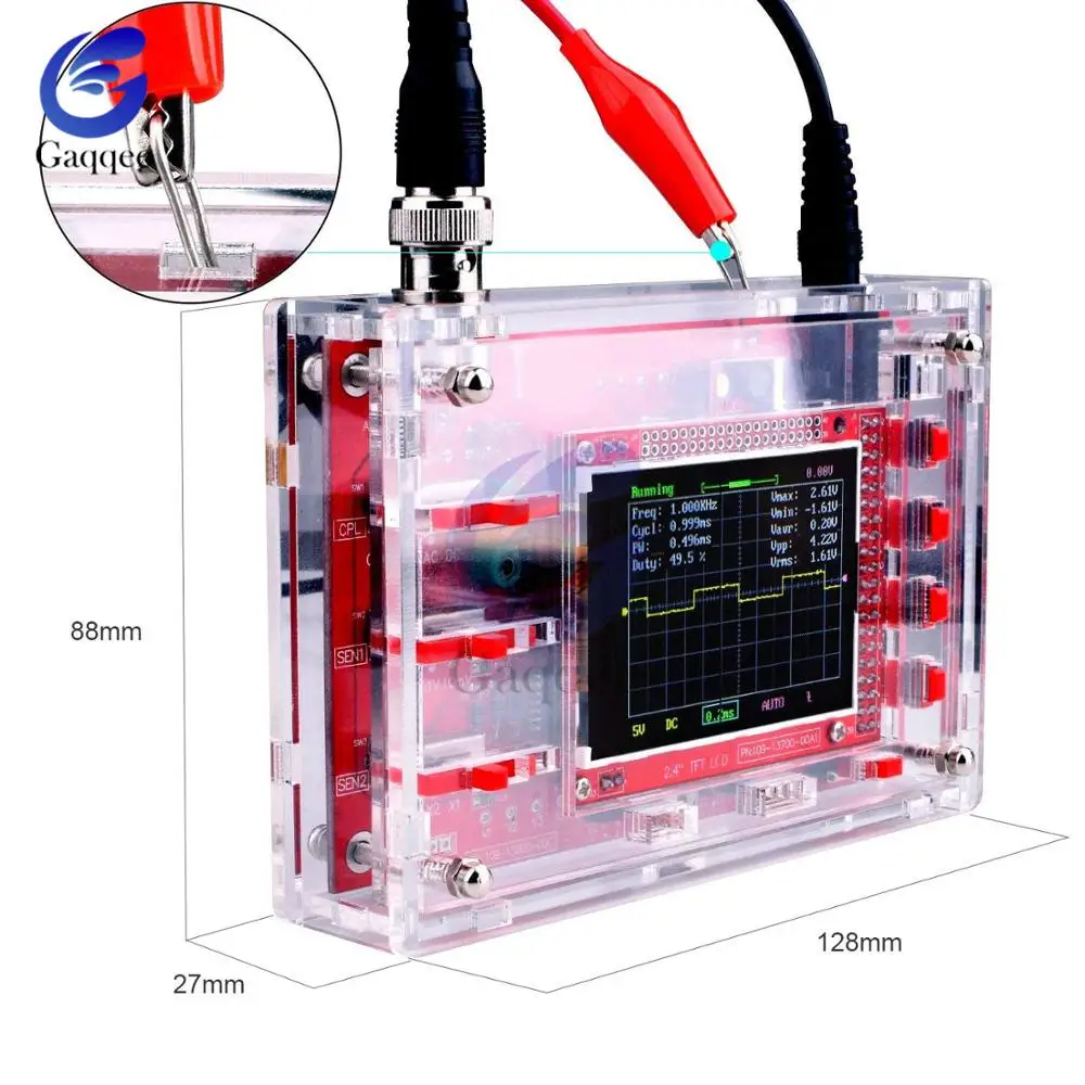 arduino oscilloscope tft lcd free sample