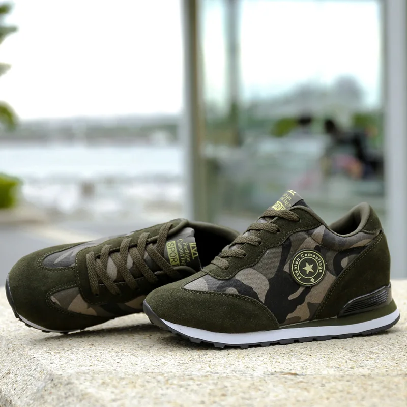 Women Swing Toning Shoes Height Increasing Fitness Shoes Ladies Lace Up Camouflage Slimming Shoes Sports Sneakers Female