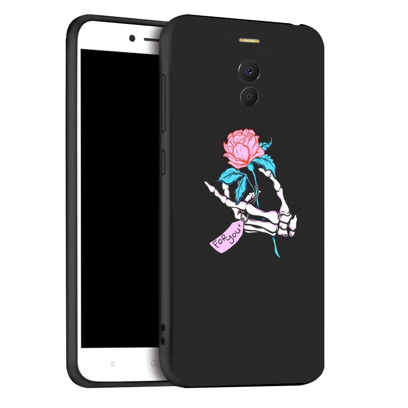DIY окрашенный чехол для телефона для Meizu M6 M5 Note чехол силиконовый чехол для задней панели для Meizu M6T M6s M5S M6 Чехлы для крышки Fundas кожаный бампер - Цвет: x080