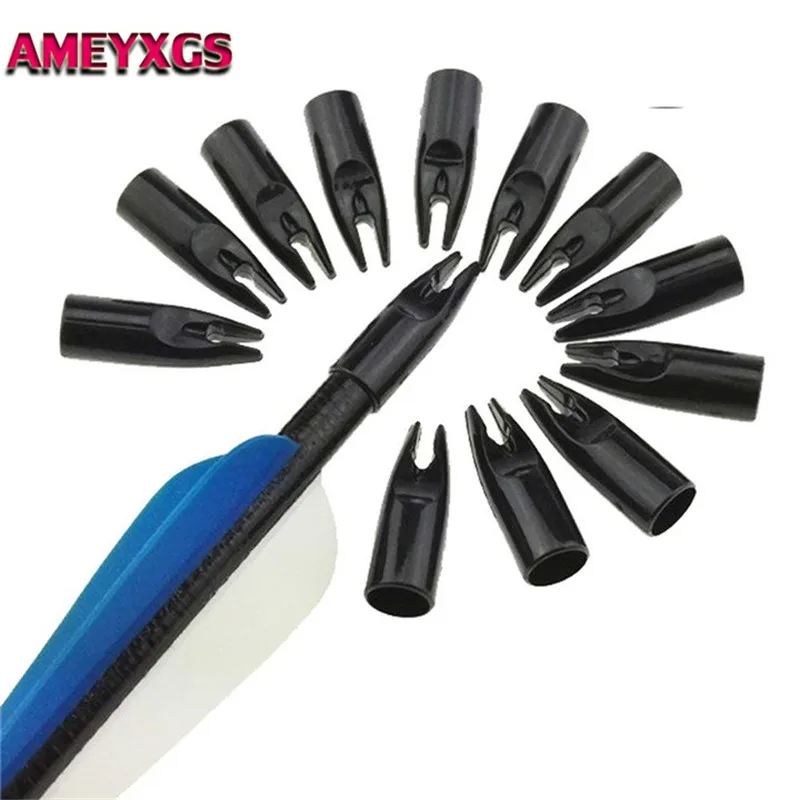 

50Pcs Archery Arrow Nock Plastic Nock Pin Colorful Plasticnock Arrow Tail Fit 8mm Arrow Shaft For Hunting Shooting Accessories