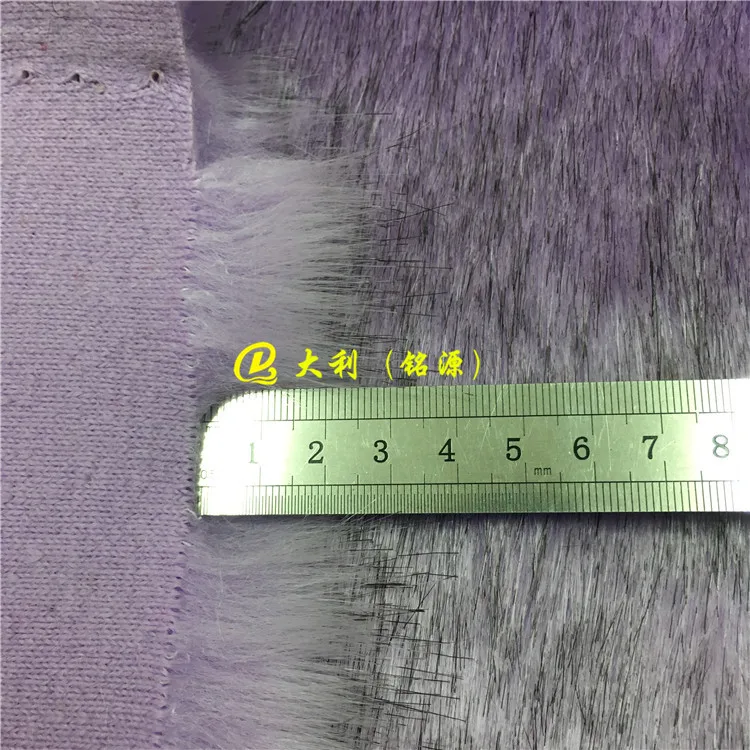 5 см имитация Лисы Плюшевые лисы двойной цвет Длинные волосы окрашенные кончик искусственная плюшевая ткань