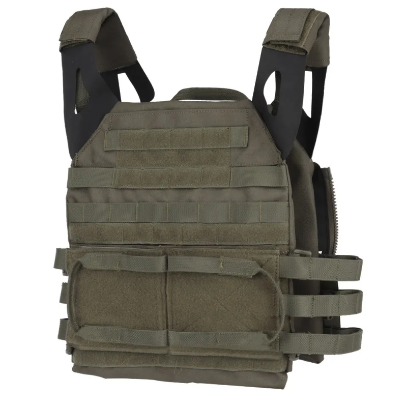 Охотничий бронежилет JPC Molle Plate Carrier, открытый жилет CS Wargame, пейнтбол, страйкбол, боевой жилет, аксессуары для стрельбы - Цвет: Green