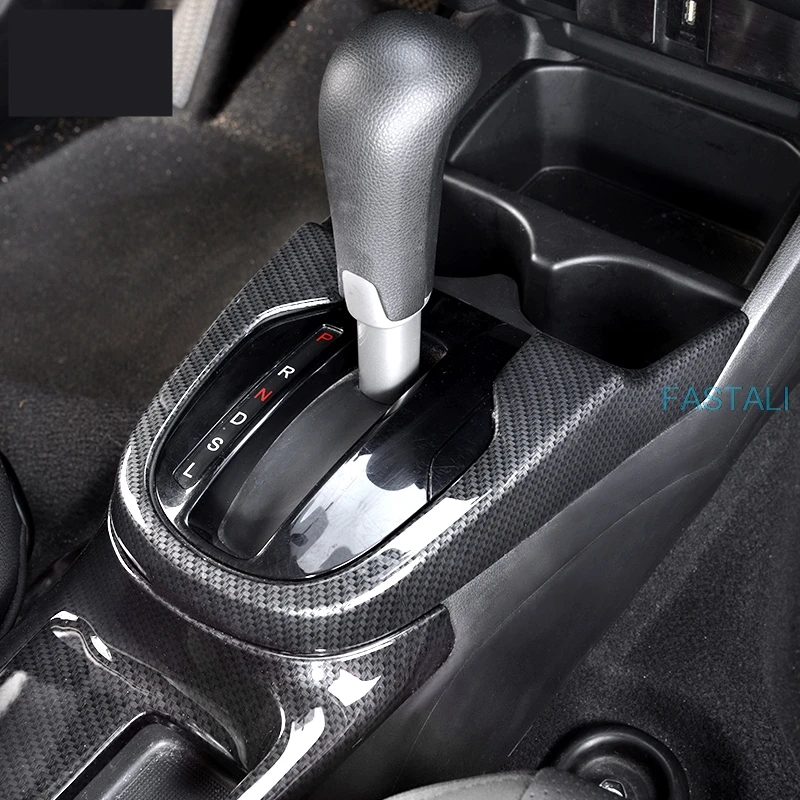 Для Honda FIT JAZZ-19 автомобильный полный комплект из углеродного волокна аксессуары для украшения интерьера панель положения шестерни декоративная заплатка