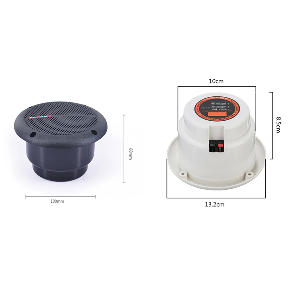 2 Way Marine Dust Proof Treble Home Audio With Horn Bass Waterproof Broadcasting Ceiling Mounted Sound Speaker Boat