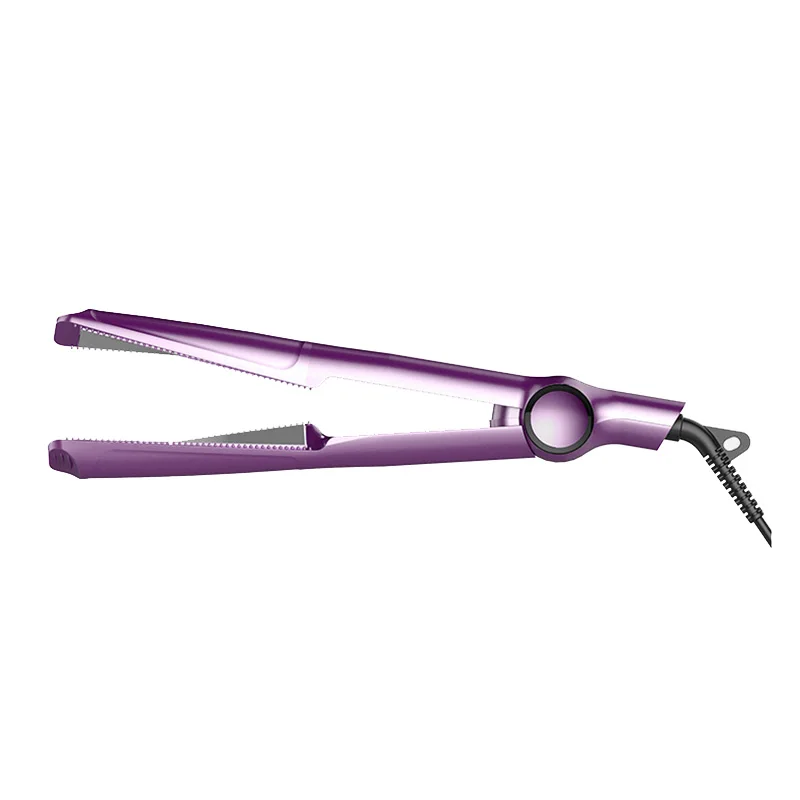 Purple with box Щипцы для завивки волос щипцы для завивки и выпрямитель для волос - Цвет: Purple with box