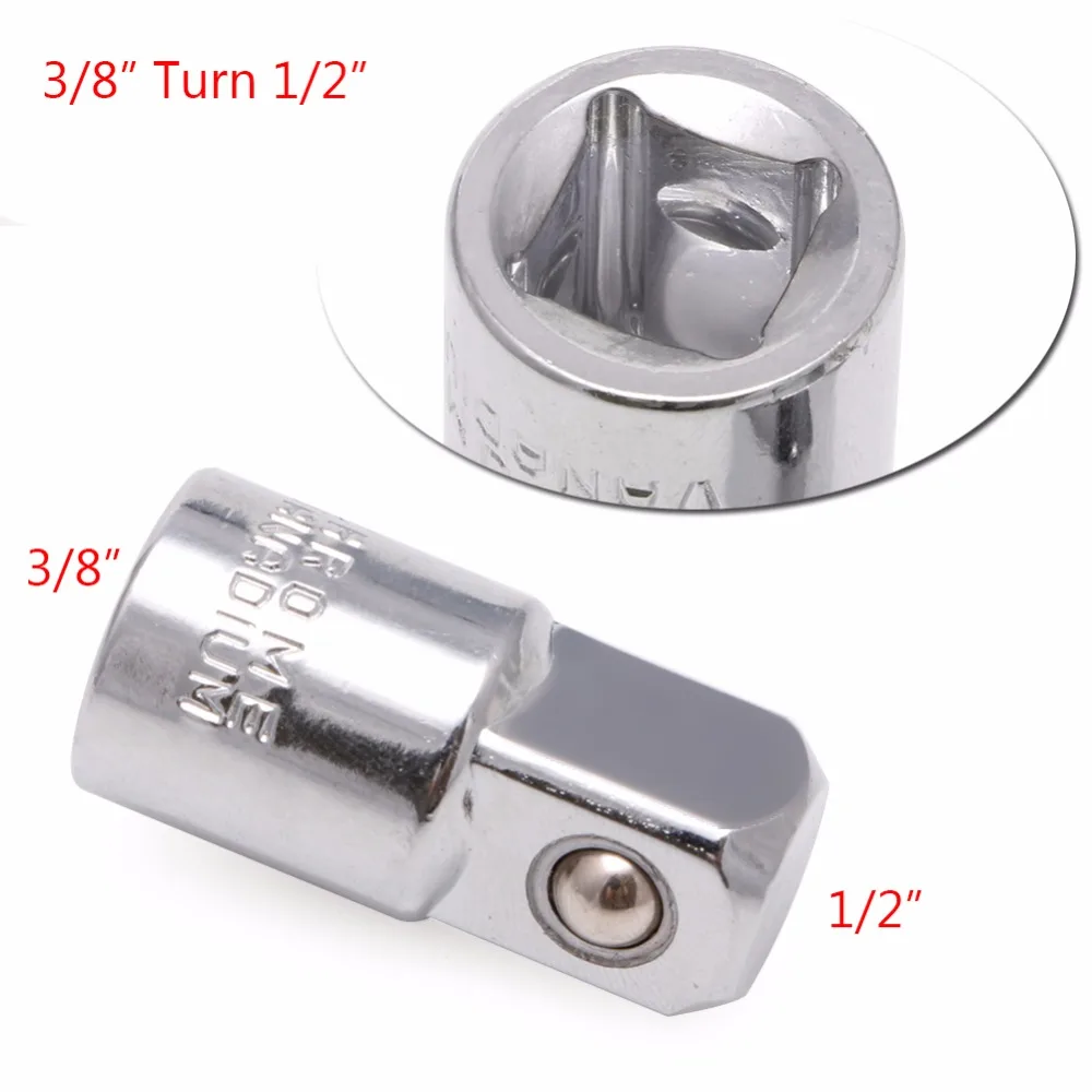 

3/8" Convert To 1/2" Ball Lock Ratchet Socket Adapter Reducer Converter Tool Universal Wrench Bionic Torque Au22 19 Dropship