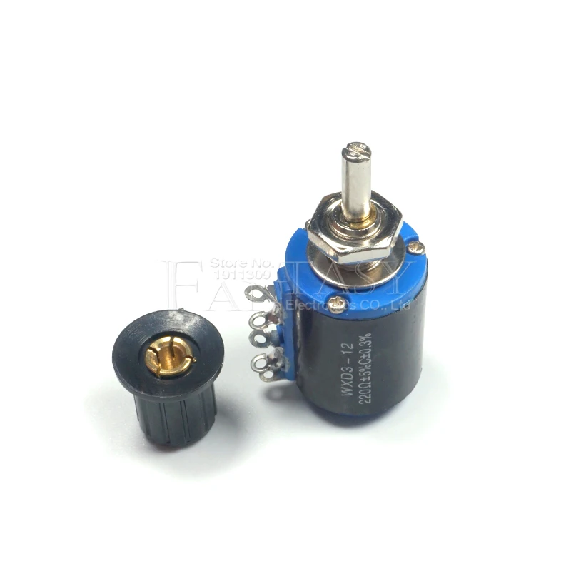 1 шт. WXD3 12 1W 100 220 470 K 2K2 3K3 4K7 10K 22K 33K 47K Ohm 100R 220R 470R 2 3 4 7 Вт потенциометр +