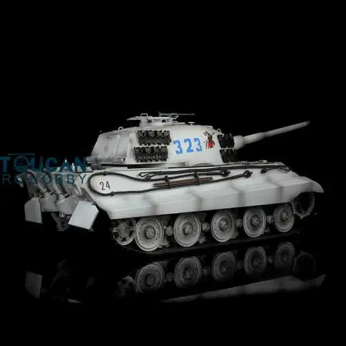 Henglong 1/16 Snow 6.0 Upgraded German King Tiger RC Tank 3888A W/ 360 Turret