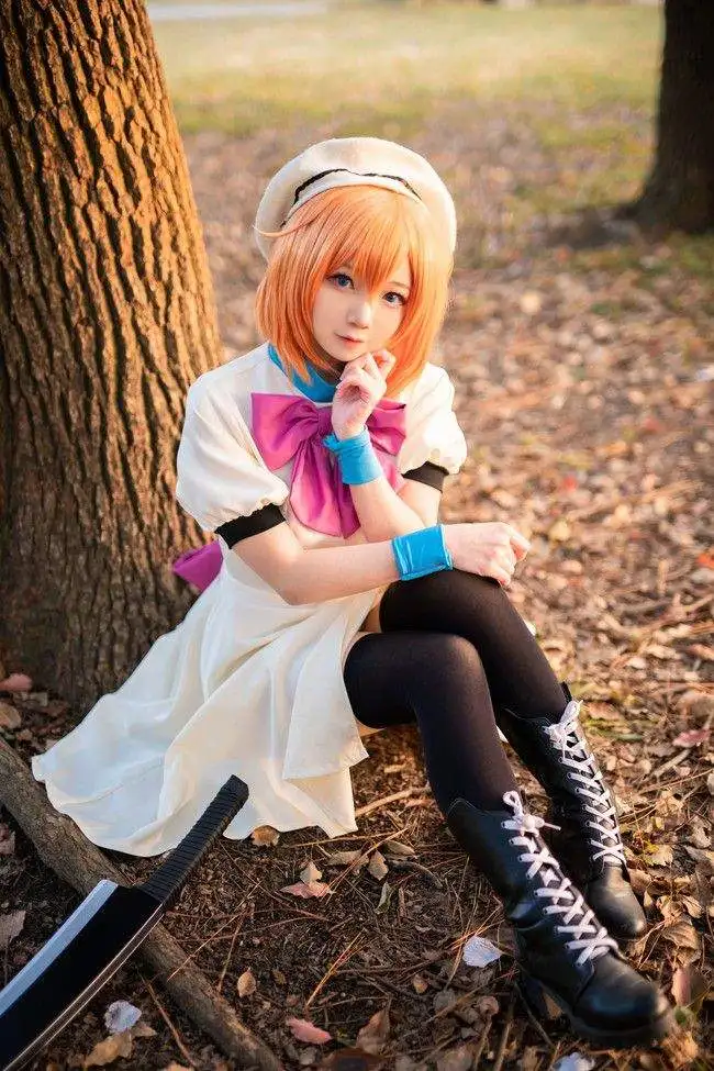 ひぐらし　レナ　コスプレ　制服＆ウィッグ(ウィッグは少し難あり) f994572fc00b4bdeae614ce5e3df27