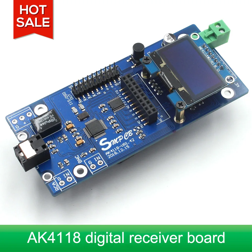 AK4118 цифровая плата приемника аудио декодер DAC SPDIF к IIS коаксиальный Оптический USB