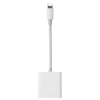 

OTG Card Reader for Lightning to SD TF Camera Card Readers Adapter for iPhone iPod Apple Memory Cards Use No APP Need