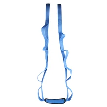 8" мульти-сцепление Йога стрейч ремень талии ноги назад Пилатес фитнес упражнения петля ремень