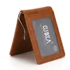 RFID Men's Card Holder Unisex Wallet Genuine Leather Business Card Holder Zipper Card Protect Case ID Bank Card Holders Purse 1