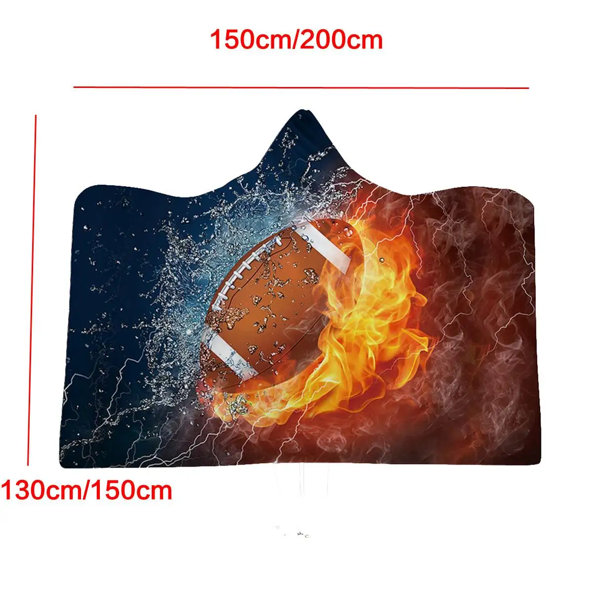 Фланелевое Одеяло 150x200/130x150 с Баскетбольным принтом кровати теплые плюшевые с капюшоном носимые флисовые одеяла s с шапкой теплые текстильные спальни