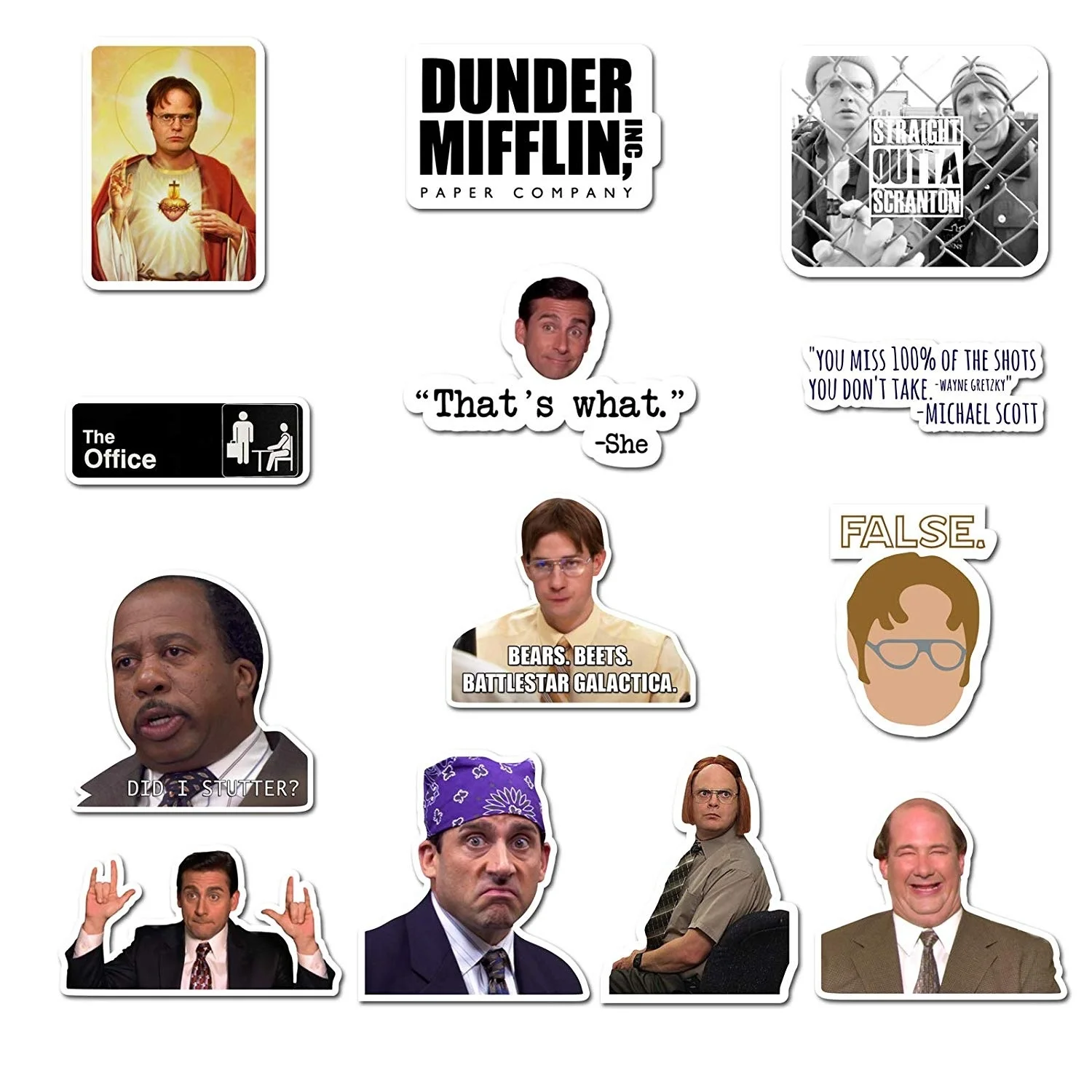 Для офиса стикер пакет из 13 наклеек s dander Mifflin стикер s, офисный ноутбук стикер s ноутбуки, компьютеры бутылки для воды