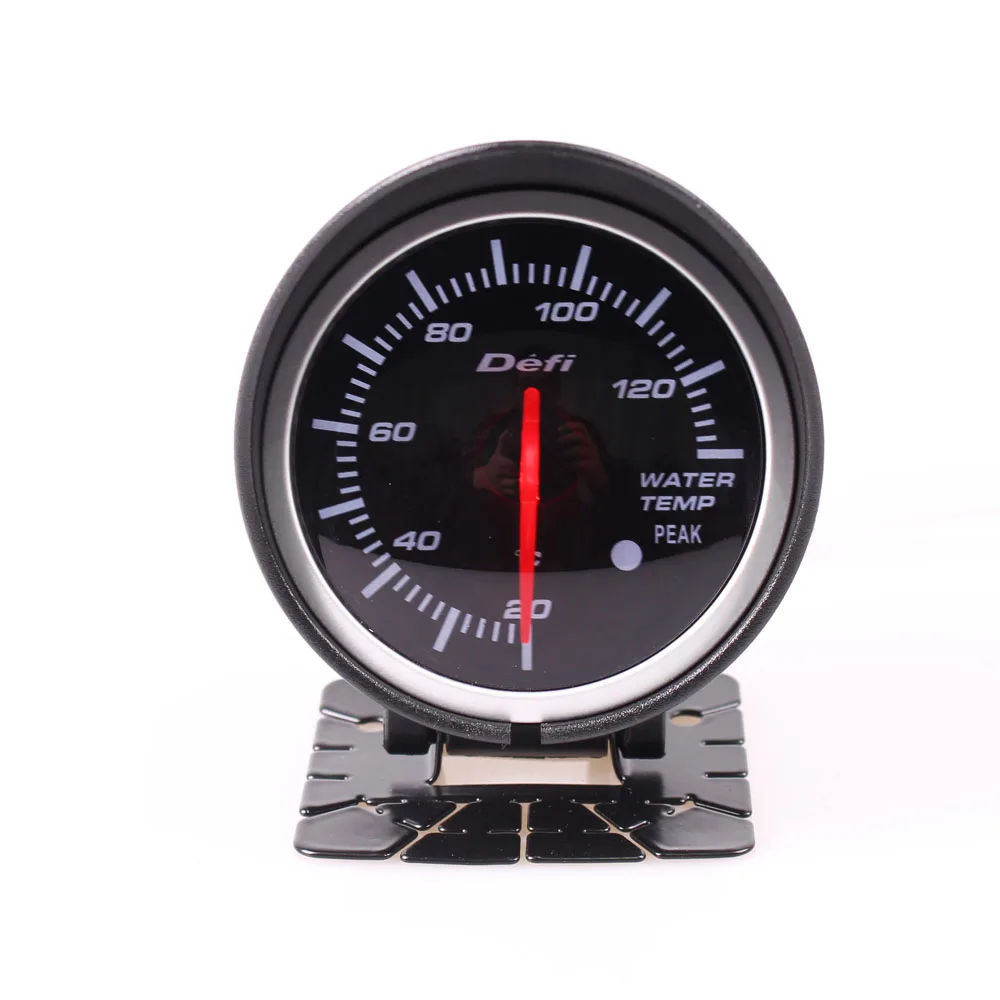 Универсальный измеритель температуры воды Defi BF 60 мм красный и белый регулируемая