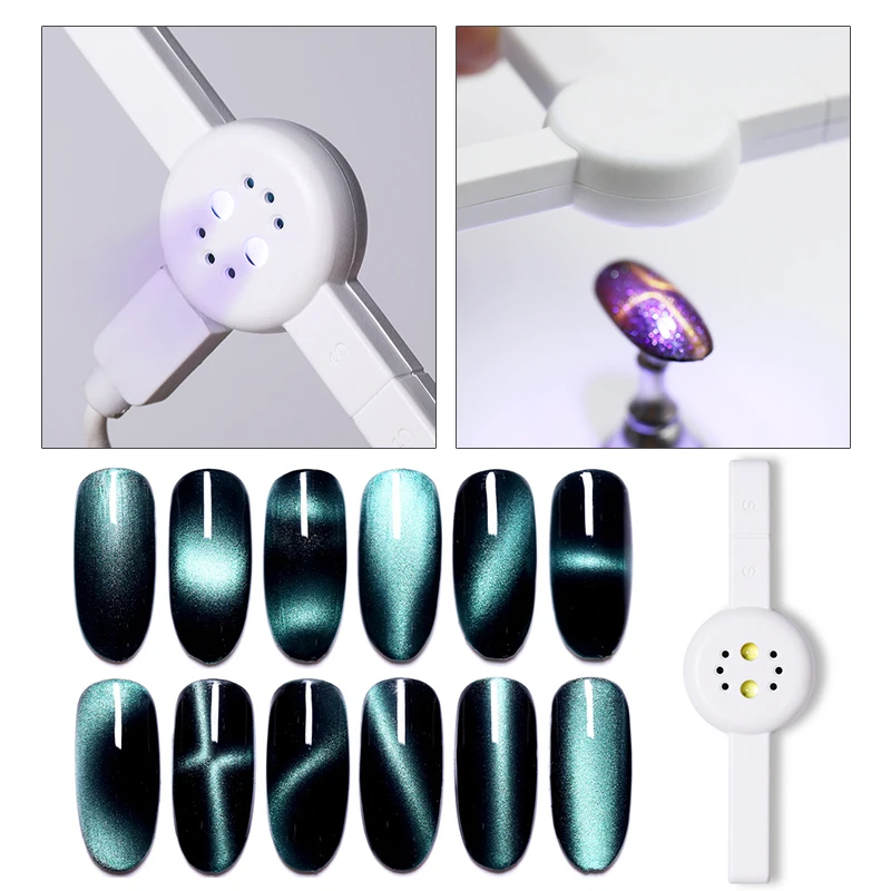 

1PC Two-in-one Magnetic Stick 3W Nail Dryer UV Lamp With Mini USB Cable For Cat Eye Nail Art Gel Polish Curing Manicure Tool