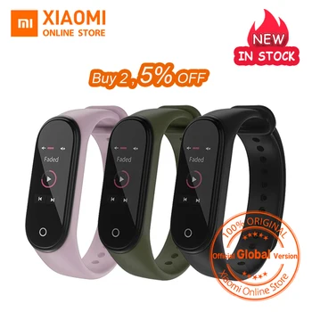 

Global Version Xiaomi Mi Band 4 Smart Band Fitness Tracker Bracelet Heart Rate Tracker Colorful Display Instant Message 135Mah
