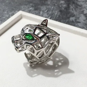 

Man woman animal ring new 2020 couple hollow ring punk designer stainless steel luxury gift exaggerated high quality