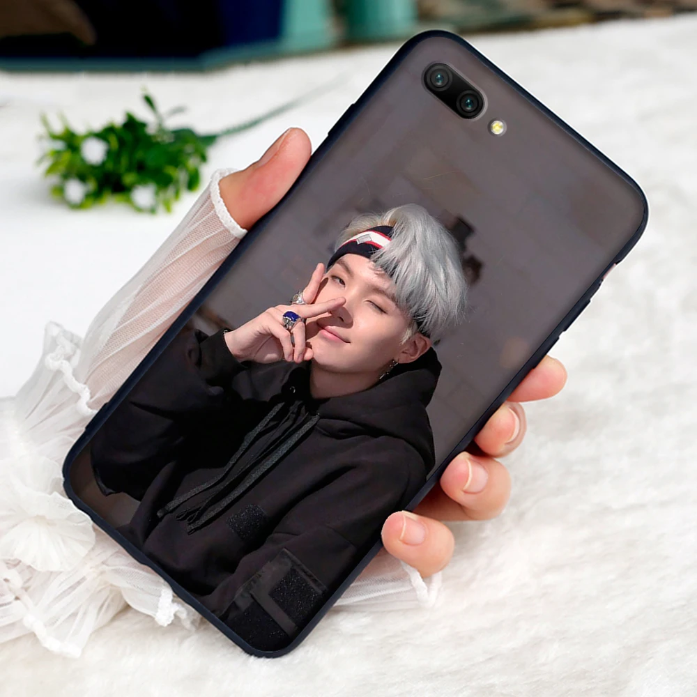 Мягкий чехол K-kop suga для huawei Honor Note 10 9 Lite 8X 7A 3GB Pro Y6 Y7 Y9 Prime Nova 3 - Цвет: 1