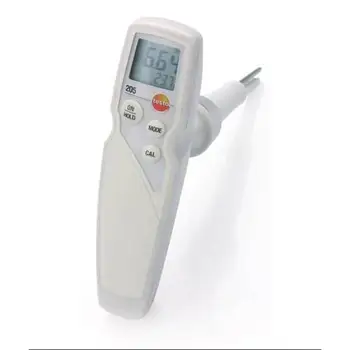 Online Testo205 PH/Temperature Measuring Instrument For Semi-Solid Media,Measuring Range:32° To 140 °F / 0 To +60 °C ,0563 2052