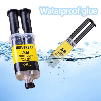 

25ML Universal AB Super Glue Epoxy Resin Liquid Glue Strong Adhesive Household Repair Glue For Plastic Glass Metal Ceramics