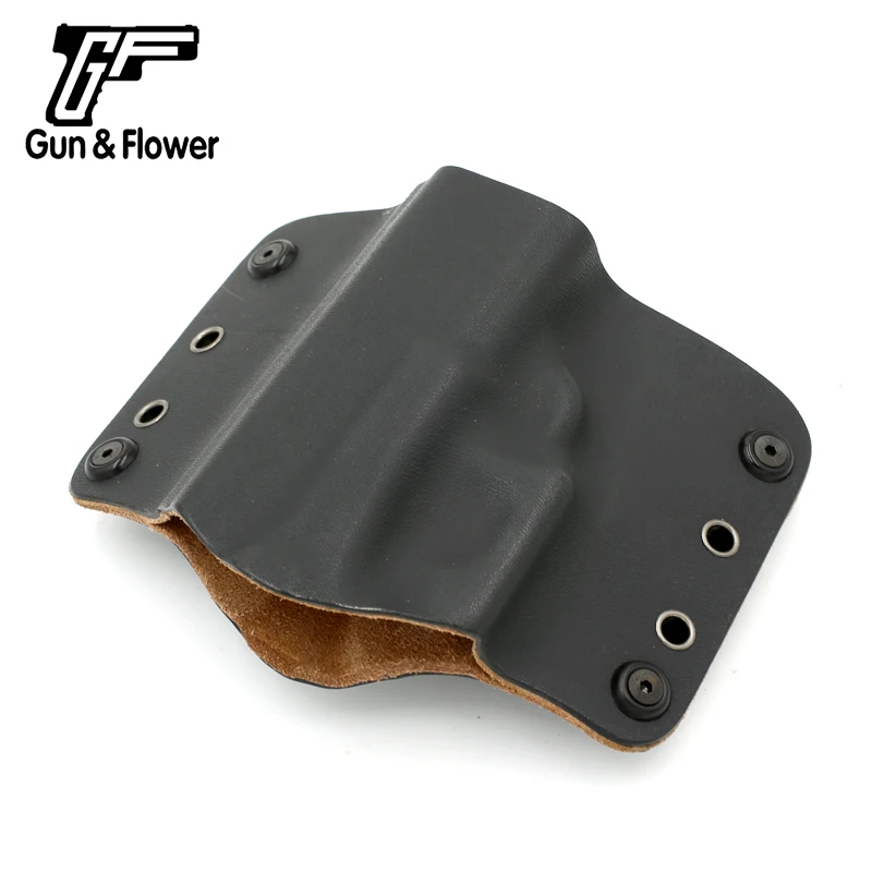 Gunflower OWB Kydex кобура с кожаной внутренней Glock 19/23/25/32 чехол для пистолета аксессуары |