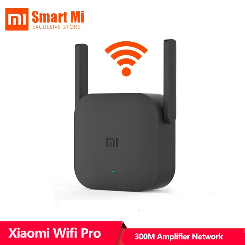 

New Xiaomi Mi Mijia WiFi Repeater Pro 300M Mi Amplifier Network Expander Router Power Extender Roteador 2 Antenna for Home Wi-Fi